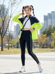 ナイキ ブラック/蛍光 ウィンドランナー ウィンドブレーカー ジャケット_M