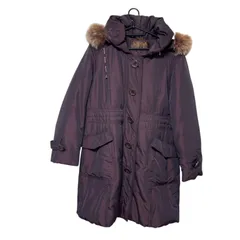 【一点物】BALMAIN バルマン レディース アウター ダウンコート パープル系 Lサイズ ポリエステル100% B21