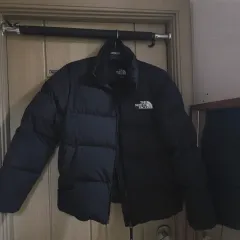 S) ほぼ新品 THE NORTH FACE ザノースフェイス ダウン ブラック