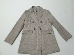 TOMO TOMS CHECK ダブル ジャケット レディース 90サイズ