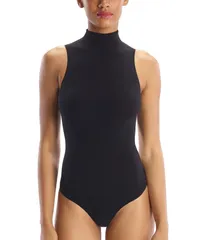 コマンドー レディース トップス シャツ ノースリーブ ボディースーツ Commando Ballet Body Sleeveless Bodysuit Thong KT015 Black ブラック