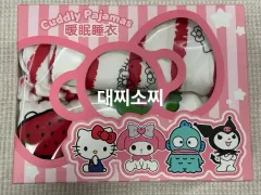 サンリオ ハローキティ 睡眠 パジャマ 上下セット