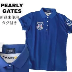 新品 PEARLY GATES ポロシャツ 刺繍 ニコちゃん 定価¥19800 新品♡PEARLY GATES ポロシャツ 新品 PEARLY GATES ポロシャツ 刺繍