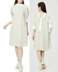 新品タグ付き　CELFORD 22SS Aラインボウタイワンピース