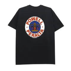 POWELL PERALTA T-SHIRT パウエルペラルタ Tシャツ SUPREME BLACK　スケートボード スケボー