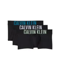 カルバン クライン アンダーウェア メンズ アンダーウェア ボクサーパンツ ローライズ Calvin Klein Underwear Intense Power 3Pack Low Rise Trunk Black Teal BreezeForest Free