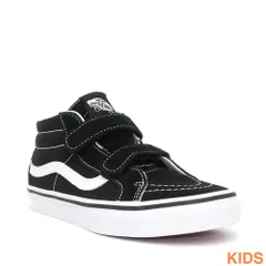 VANS SHOES バンズ シューズ スニーカー（子供用） KID'S SK8 MID REISSUE V BLACK/WHITE（US企画）　スケートボード スケボー