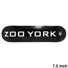 ZOO YORK DECK ズーヨーク デッキ TEAM OG 95 LOGO BLOCK BLACK 7.5　スケートボード スケボーのサムネイル