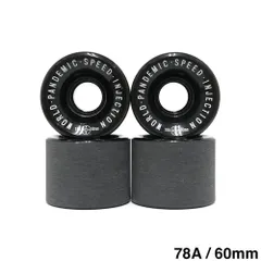 FESN WHEEL エフイーエスエヌ ソフトウィール（クルーザー） W.P.S.I HARDCORE SOFT SLIDE SQUARE LIP（78A）黒 60mm　スケートボード スケボーのサムネイル