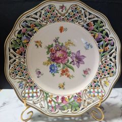 Noritakeプレミアノリタケ花柄 絵皿 大皿 S.kimuraサイン入り - メルカリ