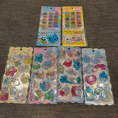 新品未開封 しずくちゃん ・キラリンウォーターシール 4種 ・おはじきシール 2種 6点セット