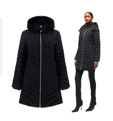 MOOSE KNUCKLES ムースナックルズ 新新品 イースト プレリー レディース ロング ダウン M 22SS