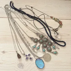 ネックレス　１０本　まとめ売り　シルバー系