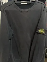 ストーンアイランド ブラック スウェット Tシャツ 2xl