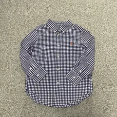 4Y ポロ キッズ シャツ チェック柄