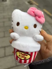 ハローキティ ぬいぐるみ キーホルダー ストライプ サンリオ 新品