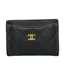 CHANEL(シャネル) カードケース マトラッセ AP0213 黒 ゴールド金具/ココマーク
