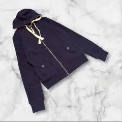 【トミーヒルフィガー】（M）ジップアップパーカー 無地 ウール混 コットン