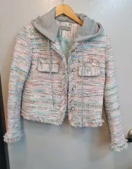 MADCLOSET フード ツイードジャケット 55サイズ