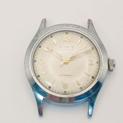 【稼働 良品】1231-4 RUBIS ルビス メンズ腕時計 手巻き フェイスのみ