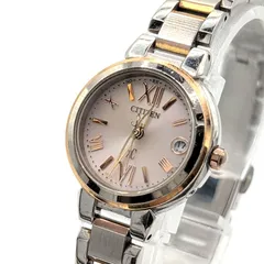 CITIZEN xC H058-T016553  Watch Ladies Solar Round Silver Date Working シチズン クロスシー ハッピーフライト レディース 時計 ソーラー 電波ソーラー ラウンド シルバー デイト 稼働