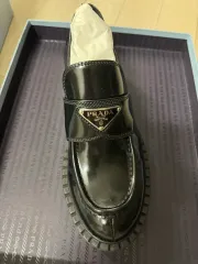 PRADA プラダ ブラック ローファー 新品 フルセット