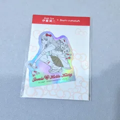 【新品未使用】 伊藤潤二 × サンリオ ギャル富江 × ハローキティ オーロラステッカー