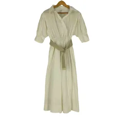 フレイアイディー FRAY I.D 24SS ベルト付きカシュクールシャツワンピ  レディース JPN：1 