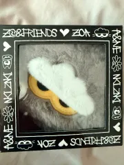 ZOA&FRIENDS ジョアフレンズ ジョア グレー FACE ポーチ キーホルダー (未開封