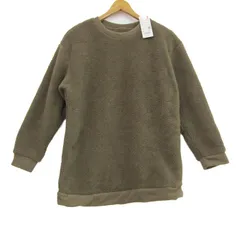 ユニクロ スウェット トレーナー トップス ライトボアフリース 未使用品 レディース Mサイズ ブラウン UNIQLO
