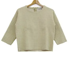 マックレガー カットソー シャツ トップス チェック柄 プルオーバー 未使用品 レディース Lサイズ ベージュ McGregor