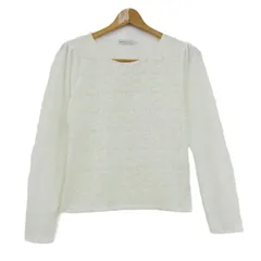 アースミュージックアンドエコロジー 長袖Ｔシャツ トップス レース 未使用品 レディース Sサイズ アイボリー earth music&ecology