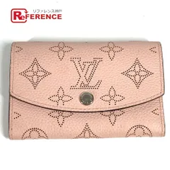 LOUIS VUITTON ルイヴィトン 2つ折り財布 ポルトモネ・アナエ M64050 モノグラムマヒナ マグノリア ピンク