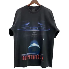ヴィンテージ vintage 90's INDEPENDENCE DAY Movie T-Shirts USA製 Changes Tシャツ ブラック XLサイズ 201MT-4982 VBのサムネイル