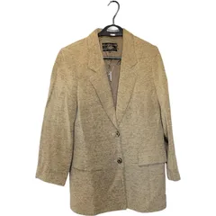 ZK8  Leilian レリアン テーラードジャケット  フォーマル 日本製 レディース 13サイズ ブラウン 茶系 ツイード