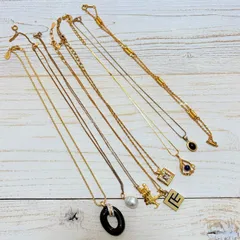 ネックレス　８本　まとめ売り　ゴールド系