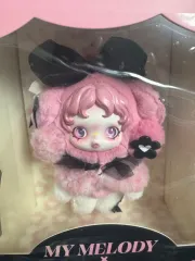 スカルパンダ マイメロディ コラボ キーホルダー ぬいぐるみ ポップマート マイメロディ MY MELODY