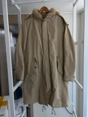 ZARA ムートン フード ロング コート