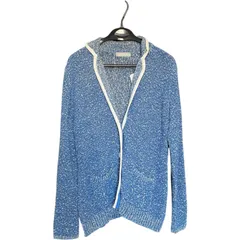 ZK10 ダーマコレクション DAMA collection★レディース 3L サイズ ニット  カーディガン  テーラードジャケット  セーター 青 ブルー