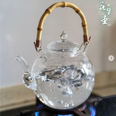 清光緒鯖牡丹蓋缶 景徳鎮 陶磁器 装飾品 現代工芸品 美術品 置物