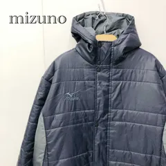 mizuno ミズノ 中綿 ジャケット Lサイズ ロング コート ベンチコート ネイビー スポーツ