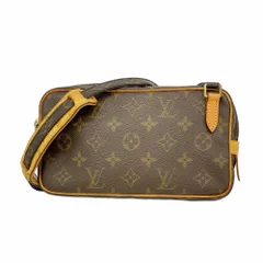 ルイ・ヴィトン(Louis Vuitton) ルイ・ヴィトン ショルダーバッグ モノグラム ポシェットマルリーバンドリエール M51828 ブラウンレディース