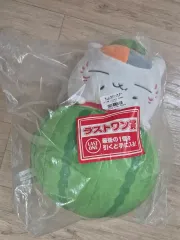 夏目友人帳 夏 ニャンコ先生 スイカ ぬいぐるみ ラストワン