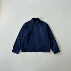 【至高のXL】90s 短丈 幅広 Polo by Ralph Lauren インナーフリースJKT 紺 爆推しサイズ スウィングトップ