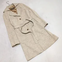 美品❤【ポールスチュアート】（6）ロングコート 腰紐付き アンゴラ ウール混