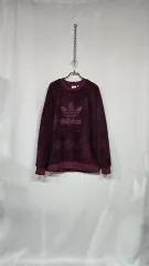 adidas アディダス オリジナル 裏起毛パーカー (バーガンディ)