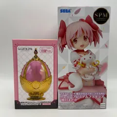 未開封　魔法少女まどか☆マギカ　２点セット　新編　叛逆の物語　ソウルジェムキャニスター２　外伝　スーパープレミアムフィギュア　鹿目まどか　プライズ　フィギュア　セガ　（ME27-3268）