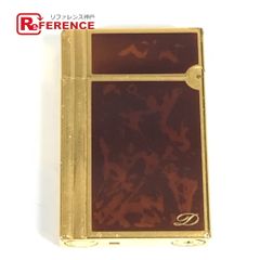 超希少 ST.Dupont デュポン ライター型時計 ゴールド 茶色 漆 袋付