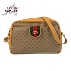 GUCCI グッチ ヴィンテージ オールドグッチ シェリーライン ネイビー