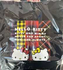 中古　Happyくじ ハローキティ50th ハッピーアニバーサリー C賞 トートバッグ 黒